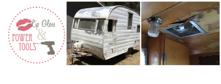 vintage camper trailer restoration paneling