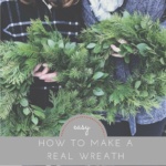 DIY wire Christmas wreath